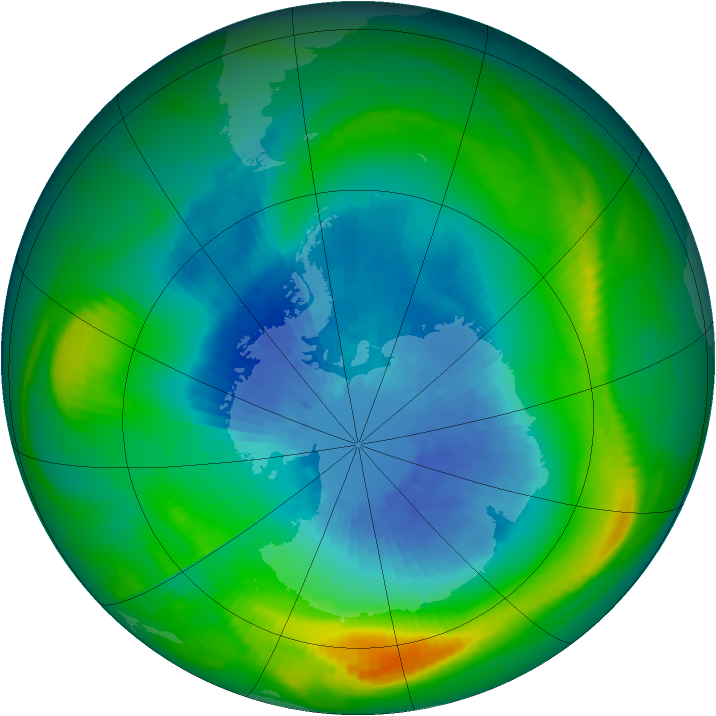 Ozone Map 1980-09-20